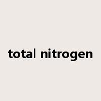 total nitrogen是什么意思