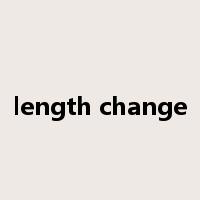 length change是什么意思