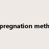 impregnation method是什么意思