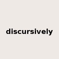 discursively是什么意思
