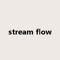 stream flow是什么意思