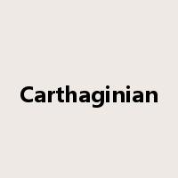 Carthaginian是什么意思