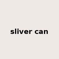 sliver can是什么意思