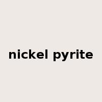 nickel pyrite是什么意思