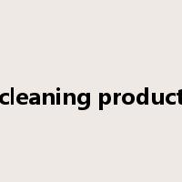 cleaning product是什么意思