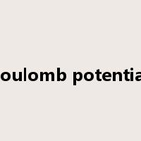 coulomb potential是什么意思