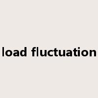 load fluctuation是什么意思