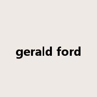 gerald ford是什么意思