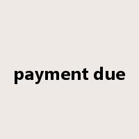 payment due是什么意思