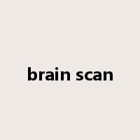 brain scan是什么意思