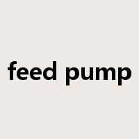 feed pump是什么意思