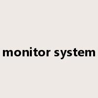 monitor system是什么意思
