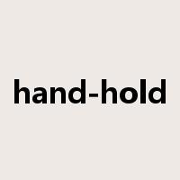 hand-hold是什么意思