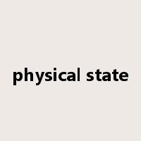 physical state是什么意思