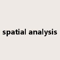 spatial analysis是什么意思