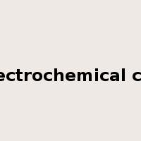 electrochemical cell是什么意思