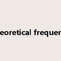 Theoretical frequency是什么意思