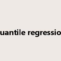 quantile regression是什么意思