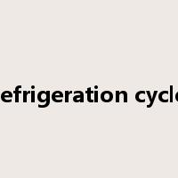 refrigeration cycle是什么意思