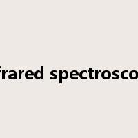 infrared spectroscopy是什么意思