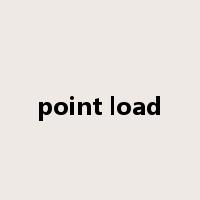 point load是什么意思