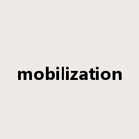 mobilization是什么意思