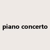 piano concerto是什么意思