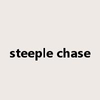 steeple chase是什么意思