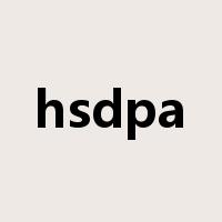 hsdpa是什么意思