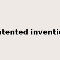 patented invention是什么意思