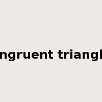 congruent triangles是什么意思