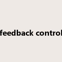 feedback control是什么意思