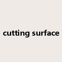cutting surface是什么意思