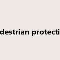 pedestrian protection是什么意思