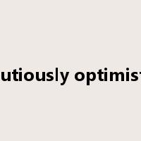 cautiously optimistic是什么意思
