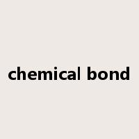 chemical bond是什么意思