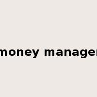 money manager是什么意思