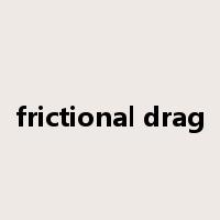frictional drag是什么意思