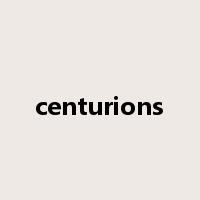 centurions是什么意思