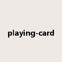 playing-card是什么意思