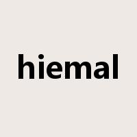 hiemal是什么意思