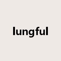 lungful是什么意思