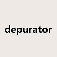 depurator是什么意思