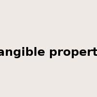 tangible property是什么意思