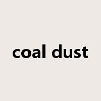 coal dust是什么意思
