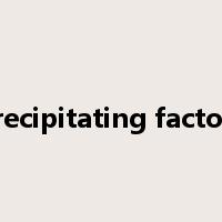 Precipitating factors是什么意思