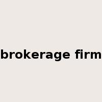 brokerage firm是什么意思