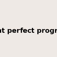 present perfect progressive是什么意思