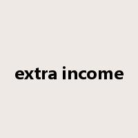 extra income是什么意思