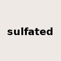 sulfated是什么意思